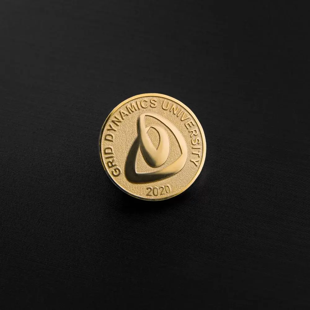 Münze, ZAMAK, Beschichtung: Vergoldung